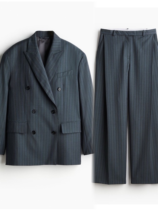 H&M Jackets & Blazers - H&M STUDIO. Premium Selection. Oversized Wool Blazer and Pants Suit. XL size!